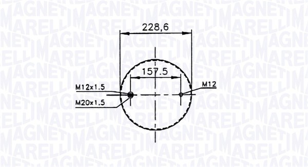 Magneti Marelli Veerbalg 030607020153