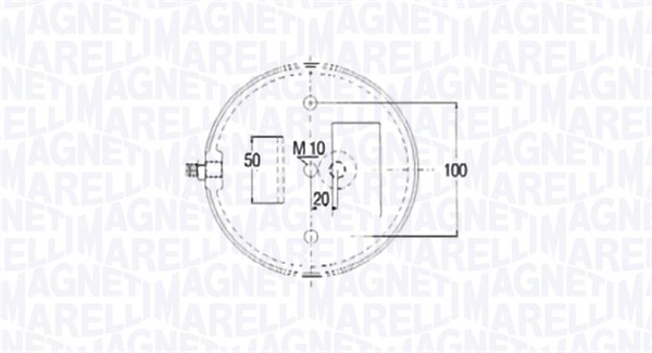 Magneti Marelli Veerbalg 030607020185