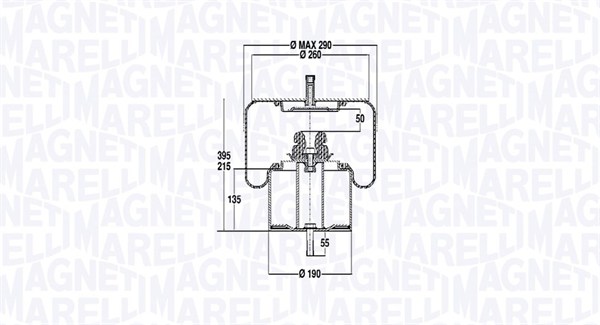 Magneti Marelli Veerbalg 030607020290