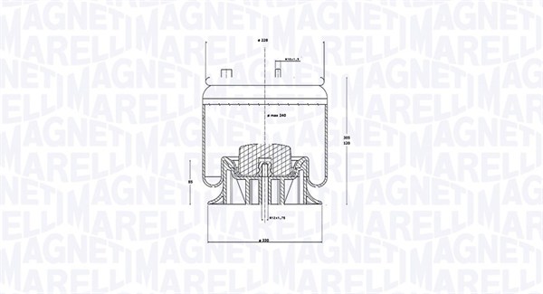 Magneti Marelli Veerbalg 030607020294