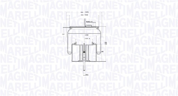 Magneti Marelli Veerbalg 030607020297