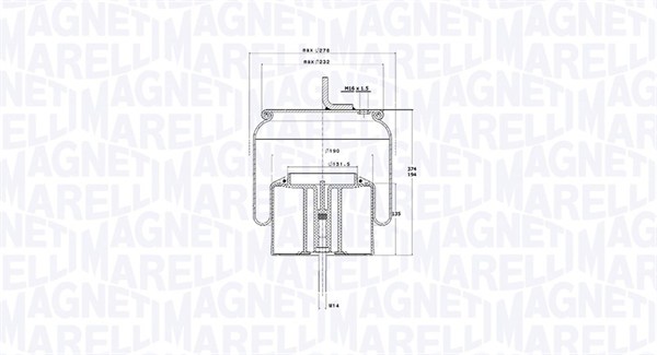 Magneti Marelli Veerbalg 030607020298