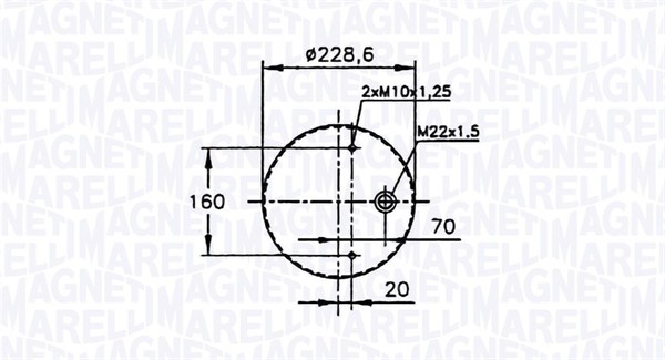 Magneti Marelli Veerbalg 030607020117