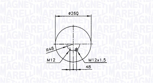 Magneti Marelli Veerbalg 030607020121