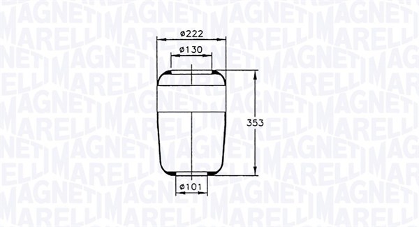 Veerbalg Magneti Marelli 030607020020