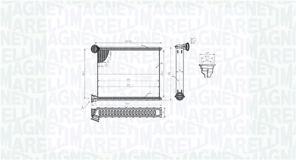 Magneti Marelli Kachelradiateur 350218473000