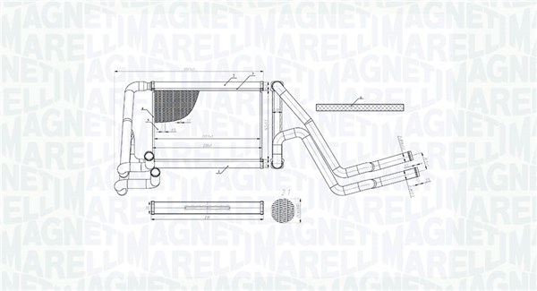 Magneti Marelli Kachelradiateur 350218488000