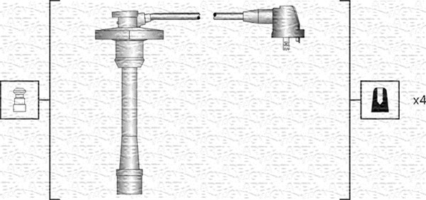 Magneti Marelli Bougiekabelset 941318111188