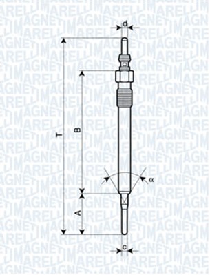 Gloeibougie Magneti Marelli 062900061304