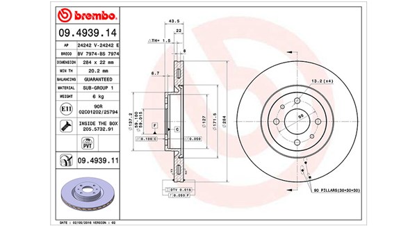 Remschijven Magneti Marelli 360406000400