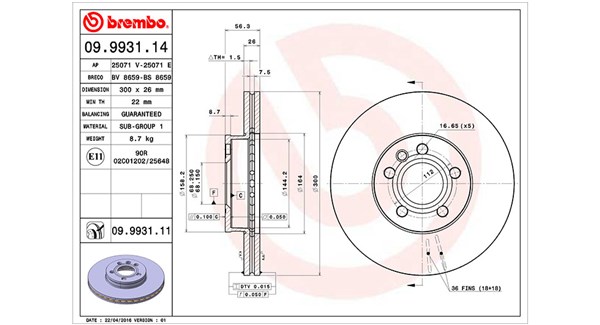 Remschijven Magneti Marelli 360406009400