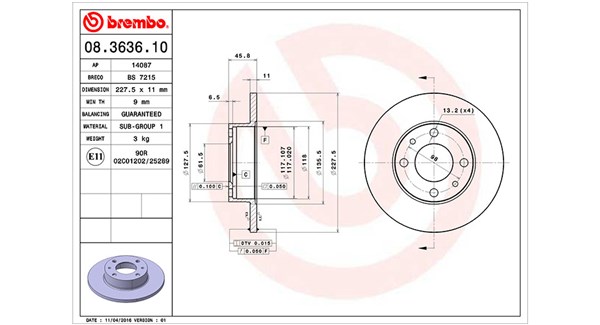 Remschijven Magneti Marelli 360406020400