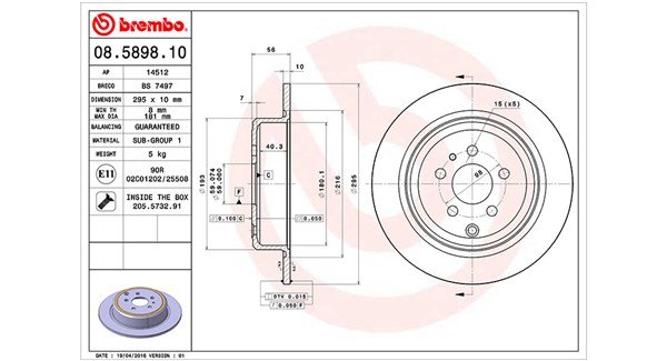 Remschijven Magneti Marelli 360406022400