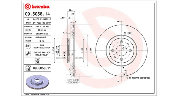 Remschijven Magneti Marelli 360406028800