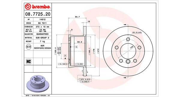 Remschijven Magneti Marelli 360406033100