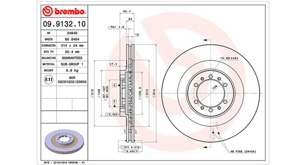 Remschijven Magneti Marelli 360406034500