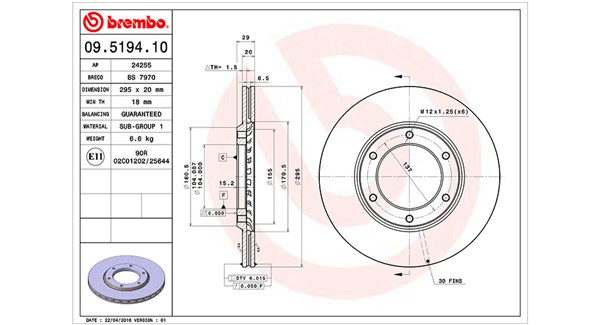 Remschijven Magneti Marelli 360406034600