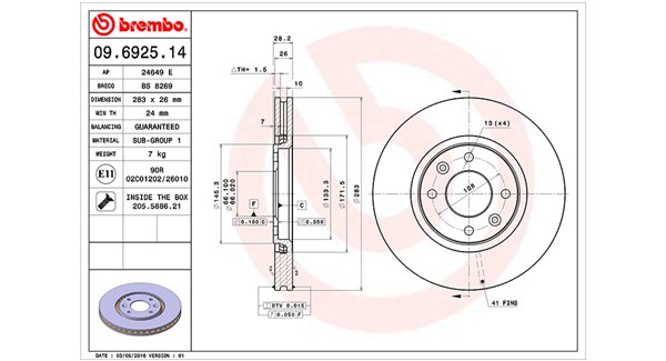 Remschijven Magneti Marelli 360406040700