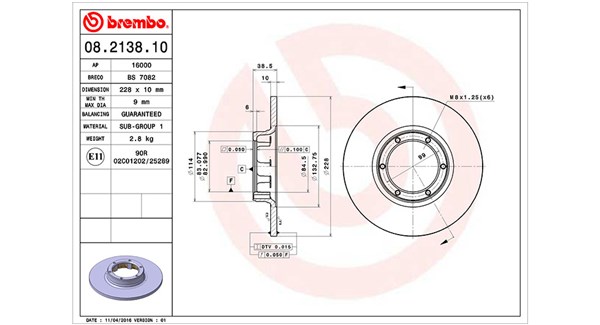 Remschijven Magneti Marelli 360406041800