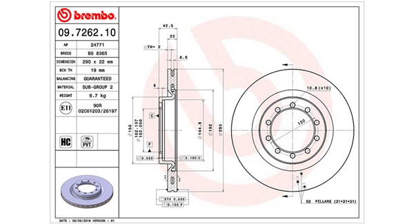 Remschijven Magneti Marelli 360406044600