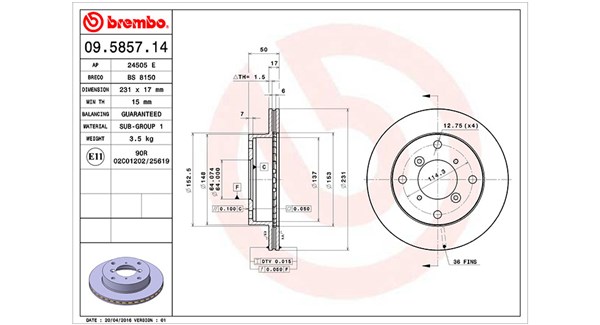 Remschijven Magneti Marelli 360406046000