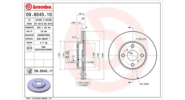 Remschijven Magneti Marelli 360406046600