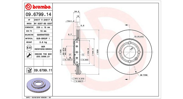 Remschijven Magneti Marelli 360406048900