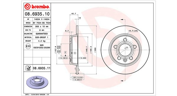 Remschijven Magneti Marelli 360406049200