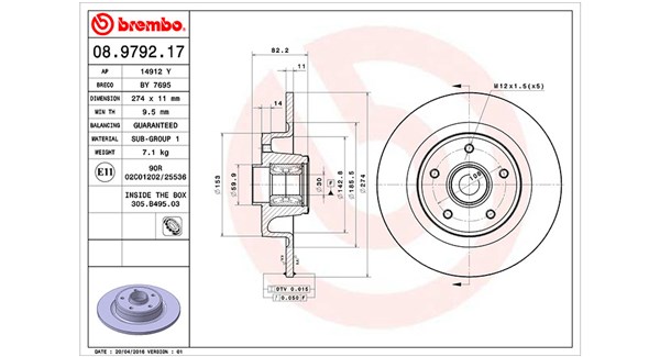 Remschijven Magneti Marelli 360406058000