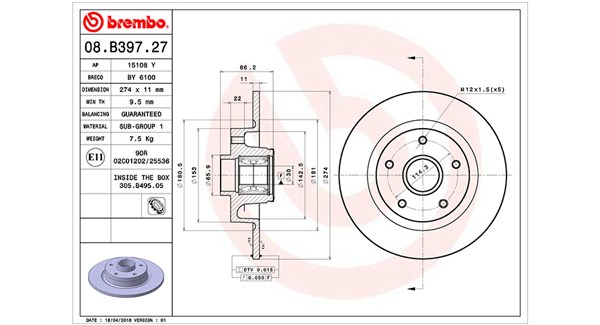 Remschijven Magneti Marelli 360406136600