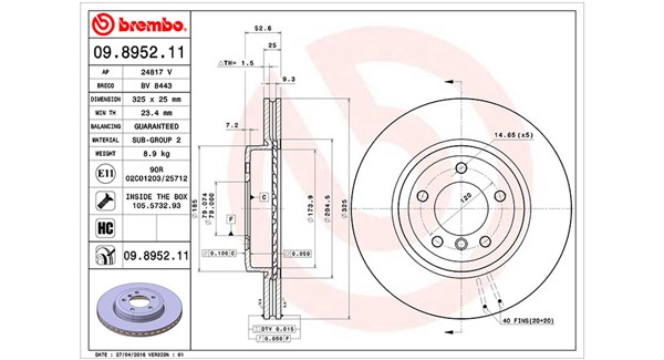 Remschijven Magneti Marelli 360406017101