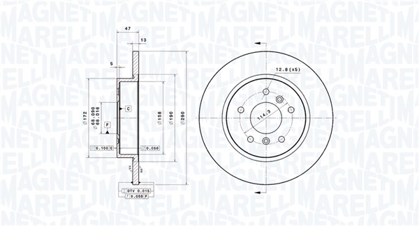Remschijven Magneti Marelli 360406139601