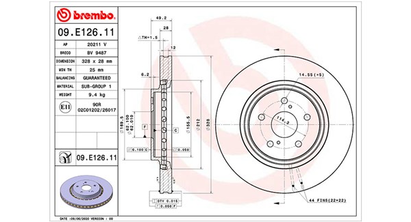 Remschijven Magneti Marelli 360406169401