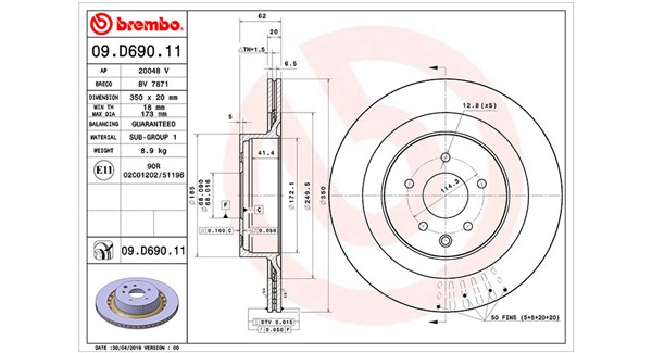 Remschijven Magneti Marelli 360406169801