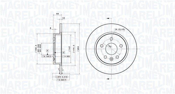 Remschijven Magneti Marelli 360406188301
