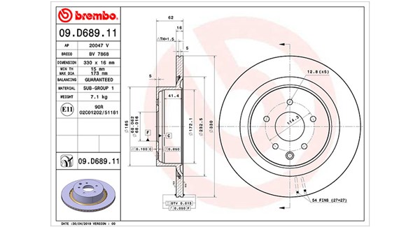 Remschijven Magneti Marelli 360406171601