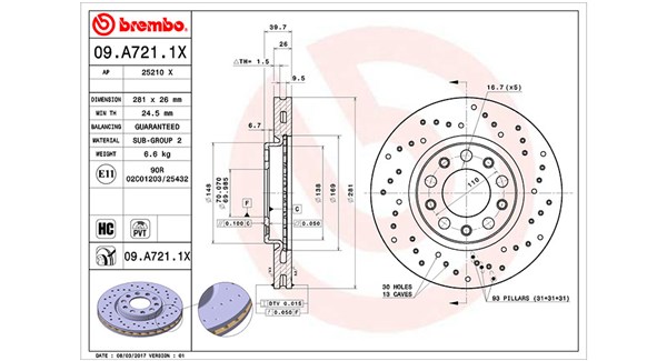 Remschijven Magneti Marelli 360406142002