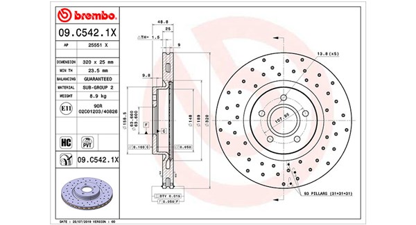 Remschijven Magneti Marelli 360406148002