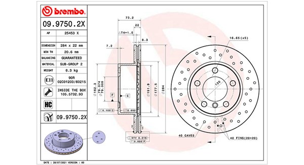 Remschijven Magneti Marelli 360406174602