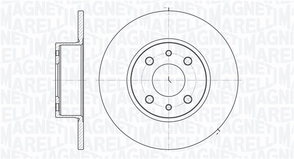 Remschijven Magneti Marelli 361302040187