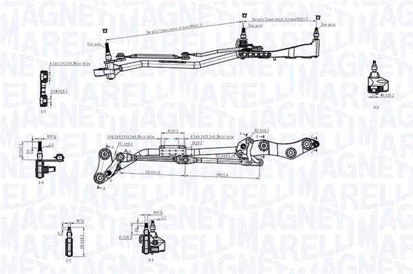 Magneti Marelli Ruitenwisserstangen 085570730010