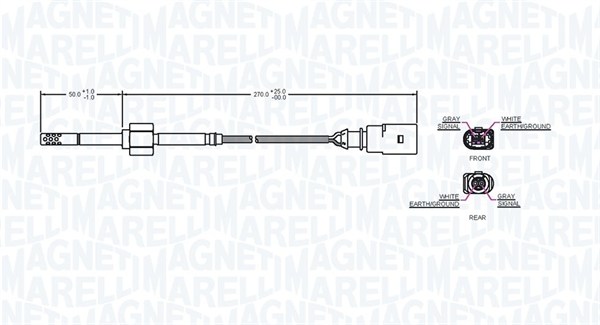 Magneti Marelli Sensor uitlaatgastemperatuur 172000055010