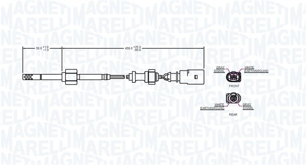 Magneti Marelli Sensor uitlaatgastemperatuur 172000093010