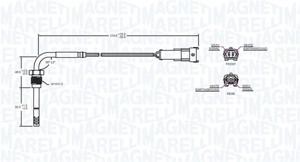 Magneti Marelli Sensor uitlaatgastemperatuur 172000193010