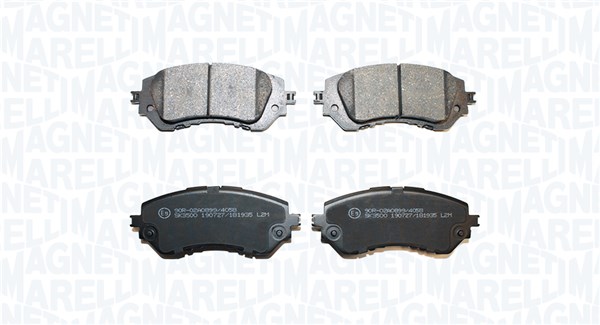 Remblokkenset, schijfrem Magneti Marelli 363916061477