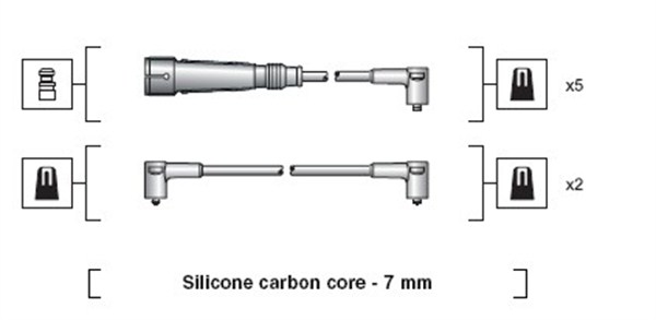 Bougiekabelset Magneti Marelli 941318111047