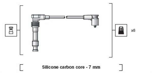 Bougiekabelset Magneti Marelli 941318111050