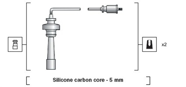 Magneti Marelli Bougiekabelset 941318111191