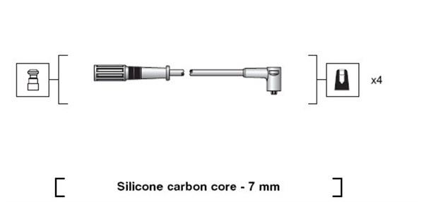 Bougiekabelset Magneti Marelli 941318111203