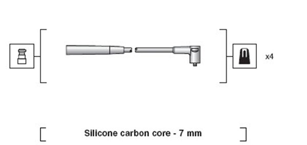 Bougiekabelset Magneti Marelli 941318111215